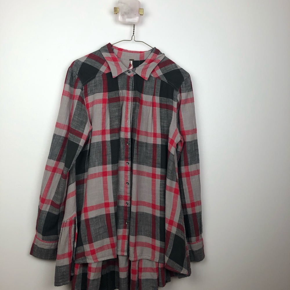Free People | Button Down Oversized Tunic